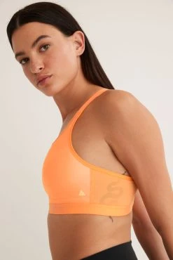 Orange/Black Next Active Sports High Impact Crop Tops 2 Pack -Next shop U54 197s4 scaled