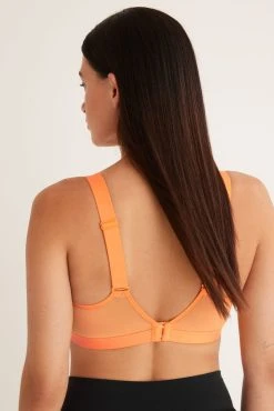Orange/Black Next Active Sports High Impact Crop Tops 2 Pack -Next shop U54 197s5 scaled