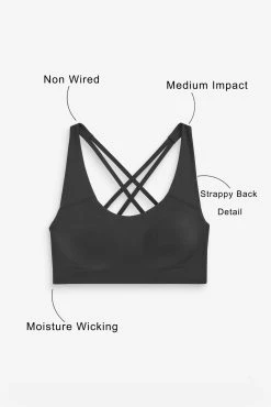 Next Strappy Back Medium Impact Sports Bra -Next shop U54 206s6 scaled