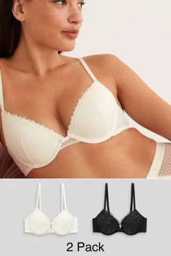 Next Embroidered Bras 2 Pack