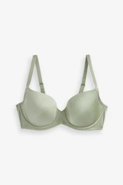 Next Green/Navy Blue/Cream DD+ Microfibre Smoothing T-Shirt Bras 3 Pack -Next shop U54 213s6 scaled