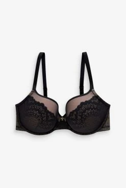 Next Black Trapped Lace Smooth Bra -Next shop U54 244s4 scaled