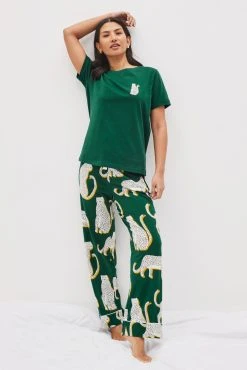 Green Lionel Scion At Next Cotton Jersey Pyjamas -Next shop U62 301s3 scaled