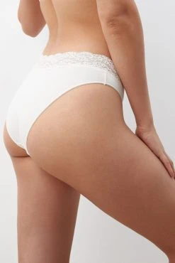 Next Lace Trim Cotton Blend Knickers 4 Pack 10 Next Lace Trim Cotton Blend Knickers 4 Pack -Next shop U70416s3 scaled
