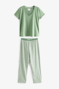 Next Cotton Short Sleeve Pyjamas -Next shop U81927s5 scaled