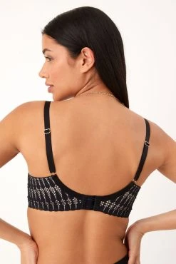 Next Black DD+ Geometric Lace Minimising Full Cup Bra 10 Next Black DD+ Geometric Lace Minimising Full Cup Bra -Next shop U89 247s4 scaled