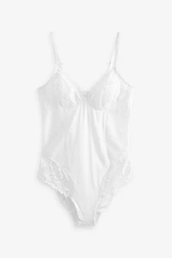 Next White Comfort Lace Body -Next shop U90001s6 scaled