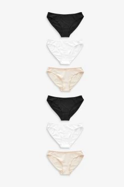 Next Cotton Blend Knickers 6 Pack
