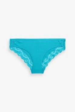 Next Lace Trim Cotton Blend Knickers 4 Pack 8 Next Lace Trim Cotton Blend Knickers 4 Pack -Next shop U96327s3 scaled