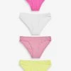 Next Cotton Rib Knickers 4 Pack
