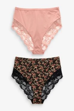 Next Lace And Microfibre Knickers